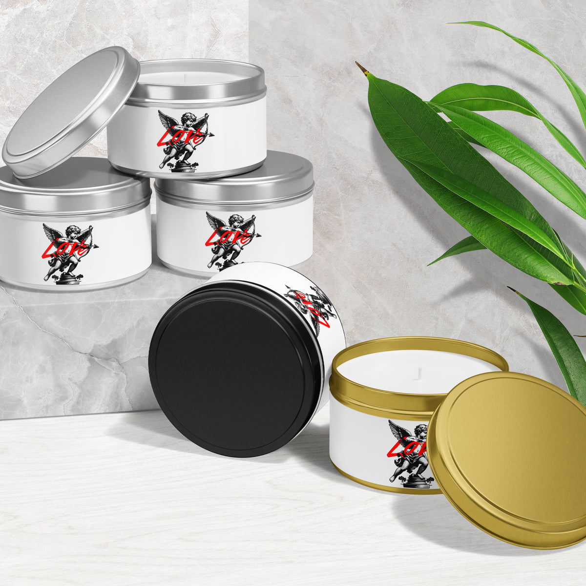 CupidLoveStruck Tin Candle 02 Silver