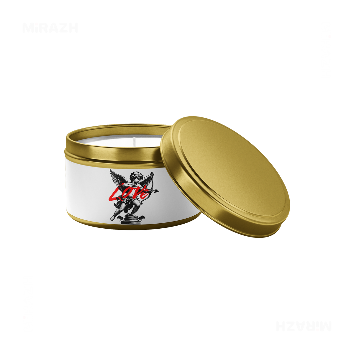 CupidLoveStruck Tin Candle 03 Gold