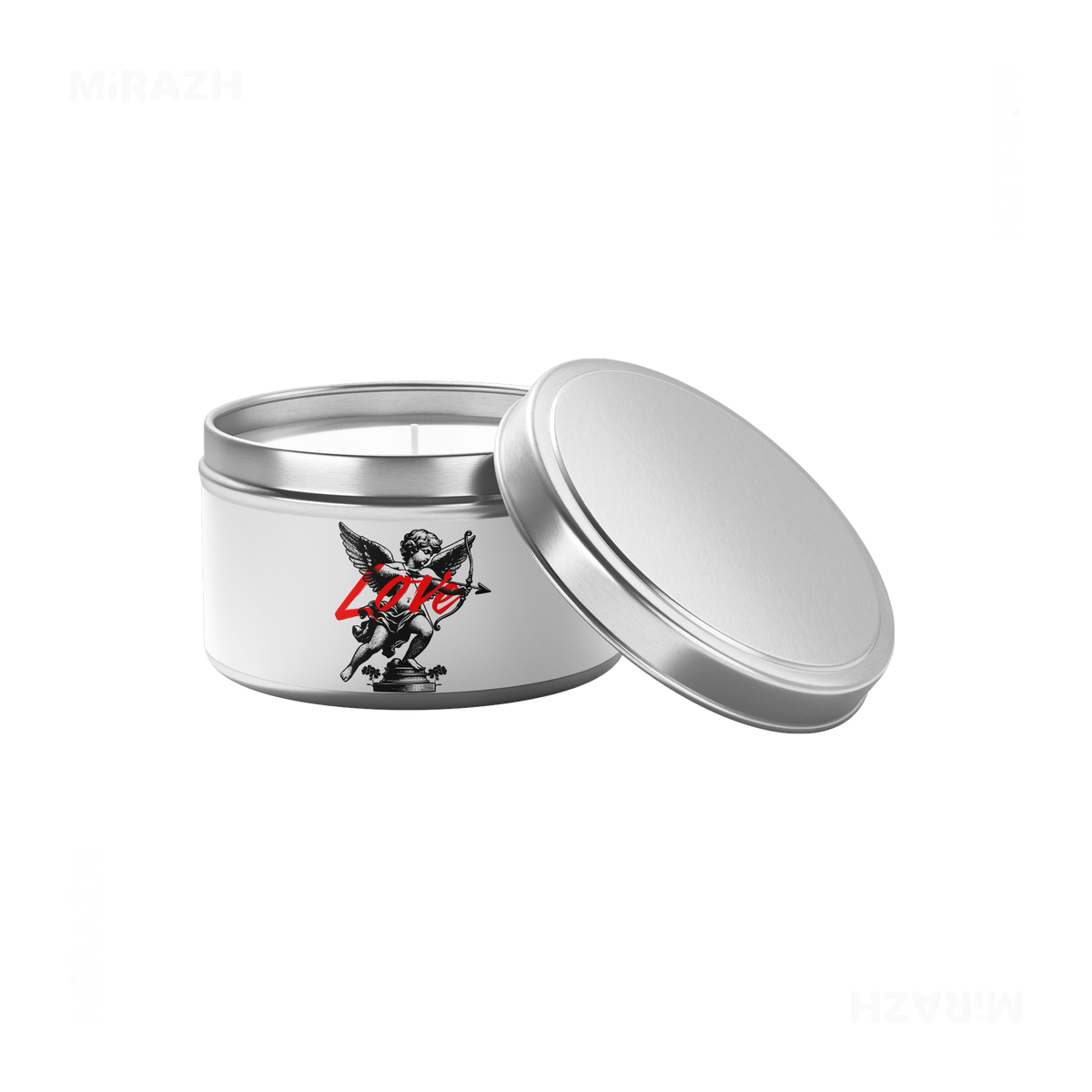 CupidLoveStruck Tin Candle 03 Silver