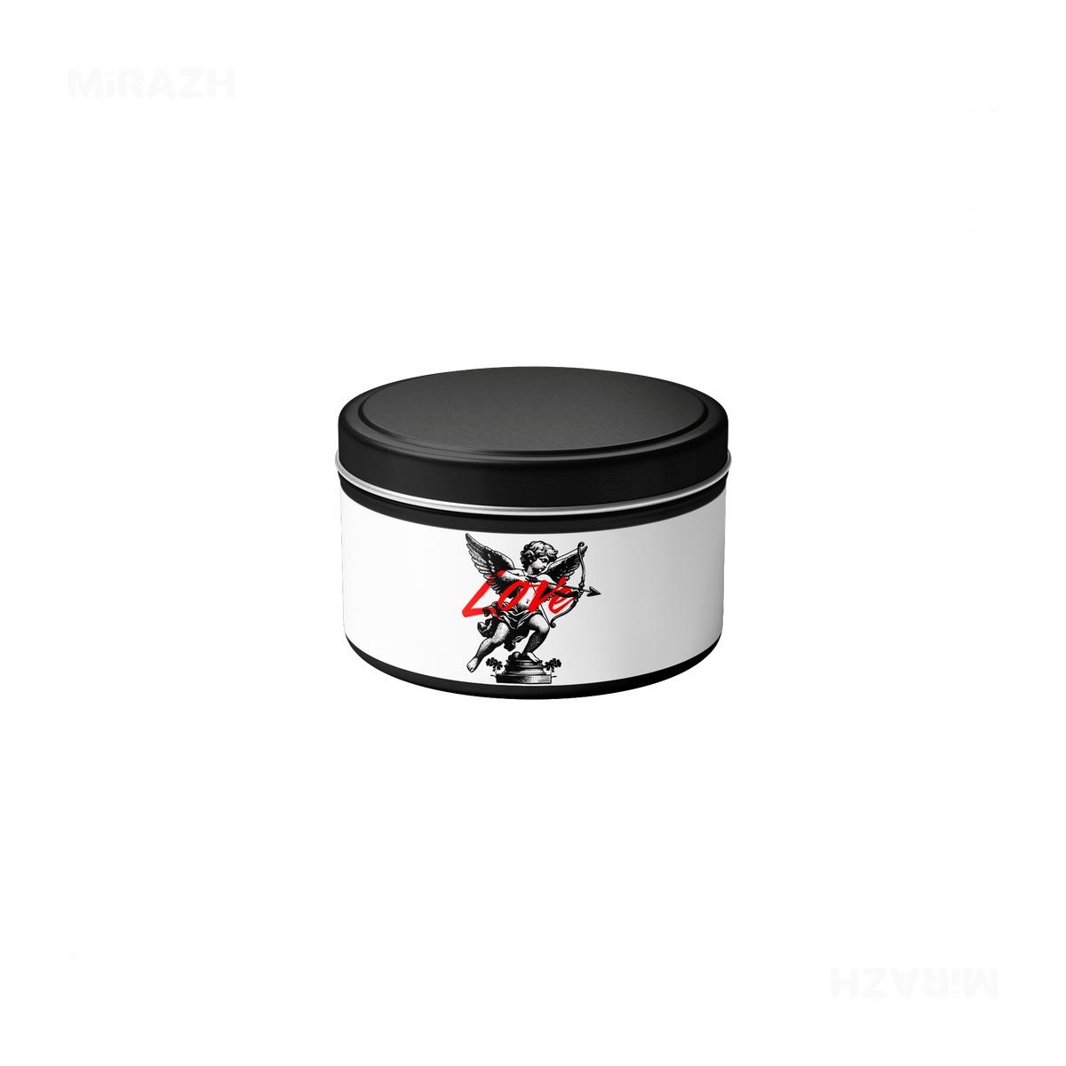 CupidLoveStruck Tin Candle 04 Black