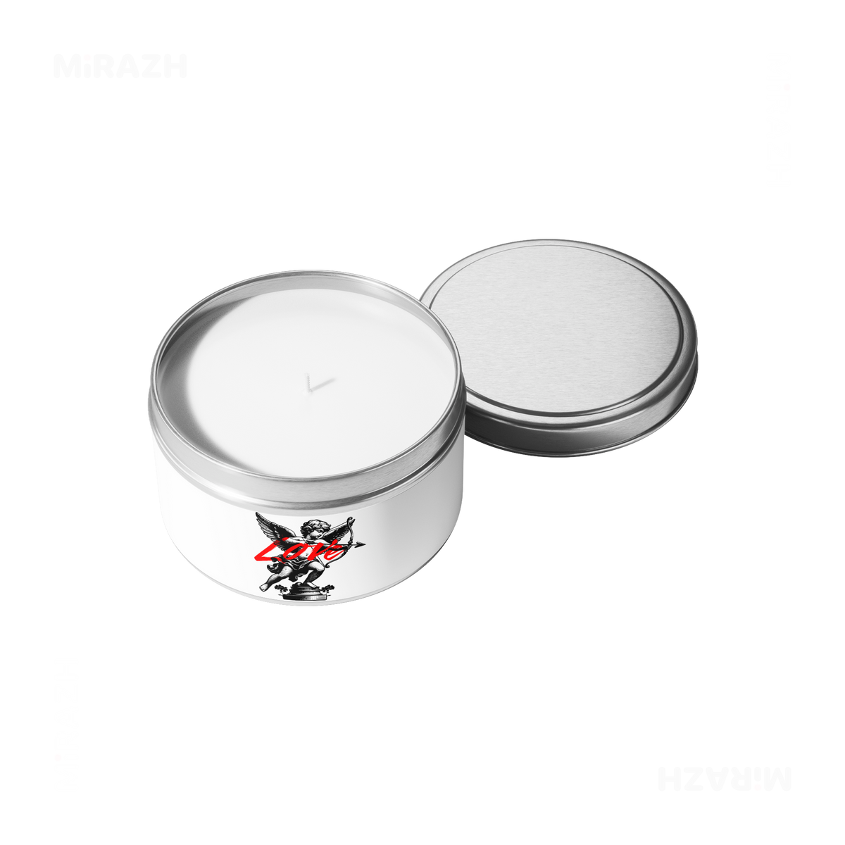 CupidLoveStruck Tin Candle 05 Silver