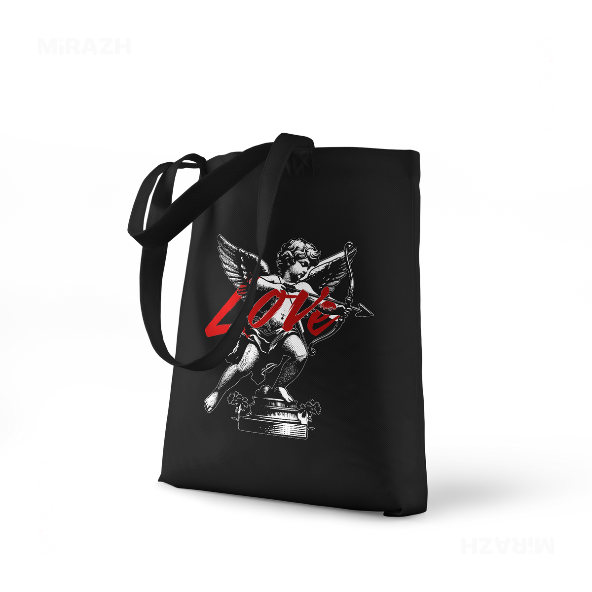 CupidLoveStruck Tote Bags 01 Black