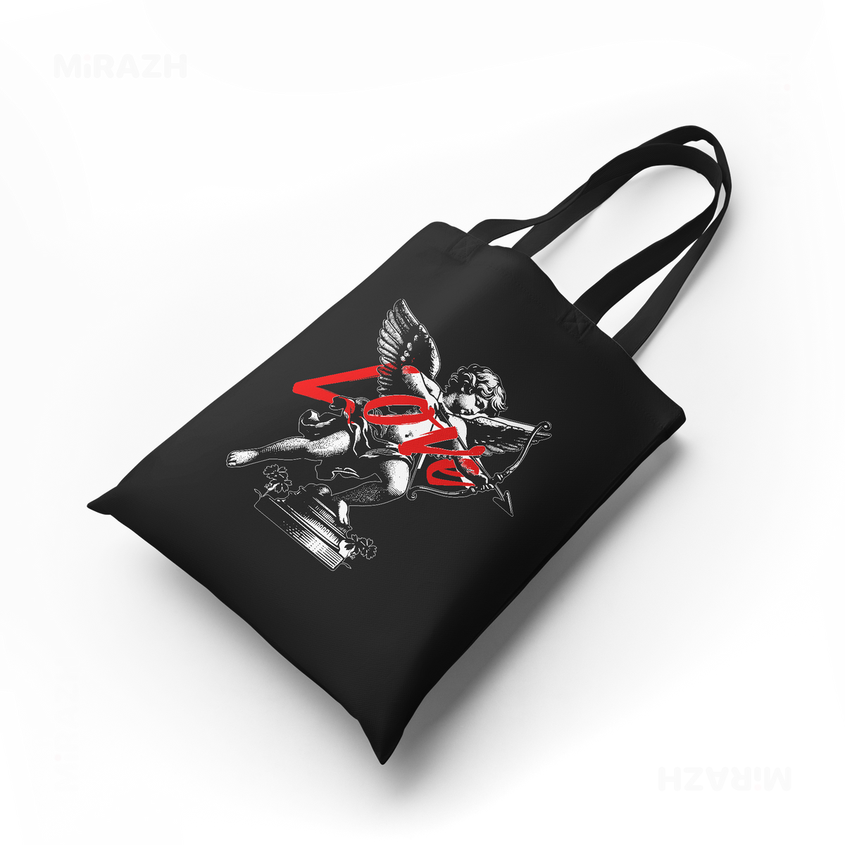 CupidLoveStruck Tote Bags 04 Black
