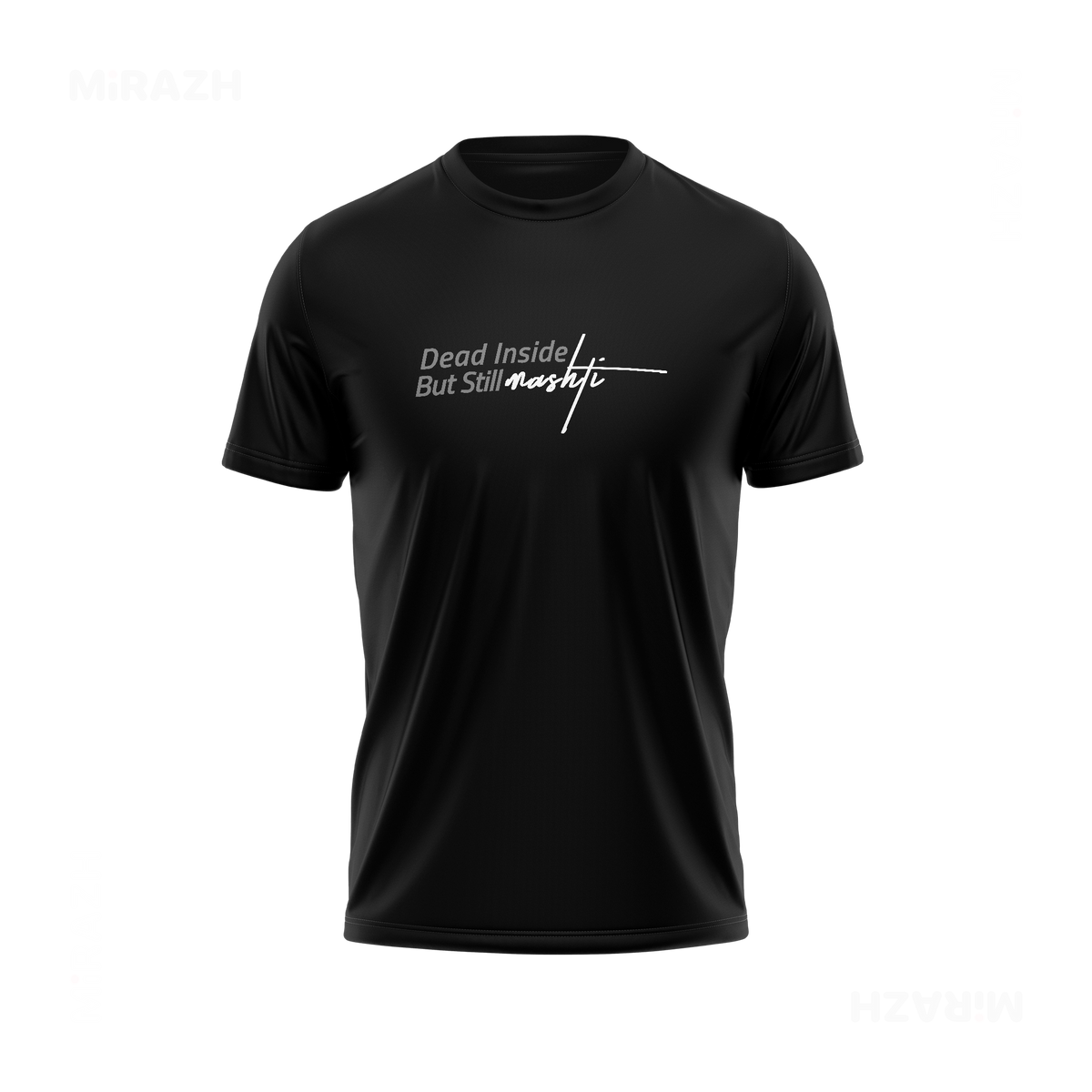 DeadInsideButStillMashti Couple T Shirt 04 Black
