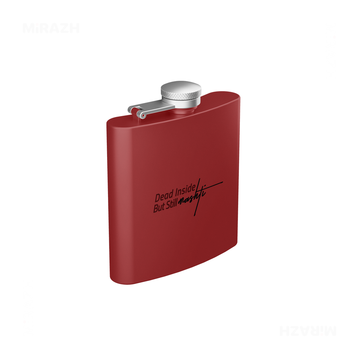 DeadInsideButStillMashti Hip Flasks 03 Red