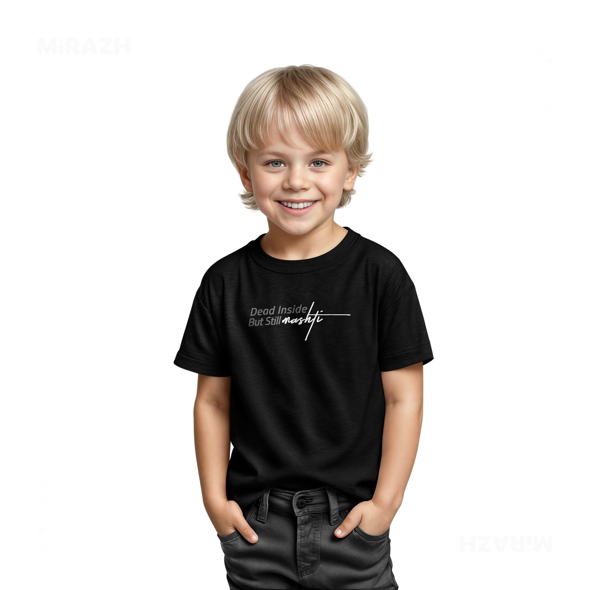DeadInsideButStillMashti Toddler T Shirt 03 Black