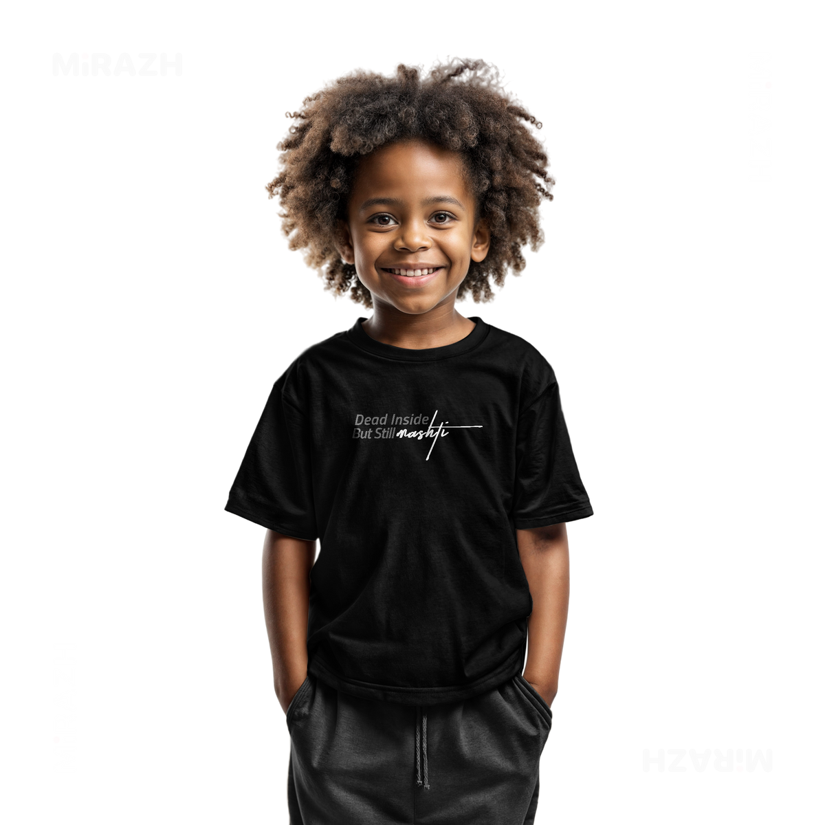 DeadInsideButStillMashti Toddler T Shirt 05 Black