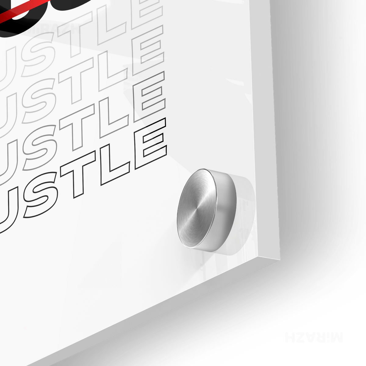 HustleOverLuck Acrylic Print 02