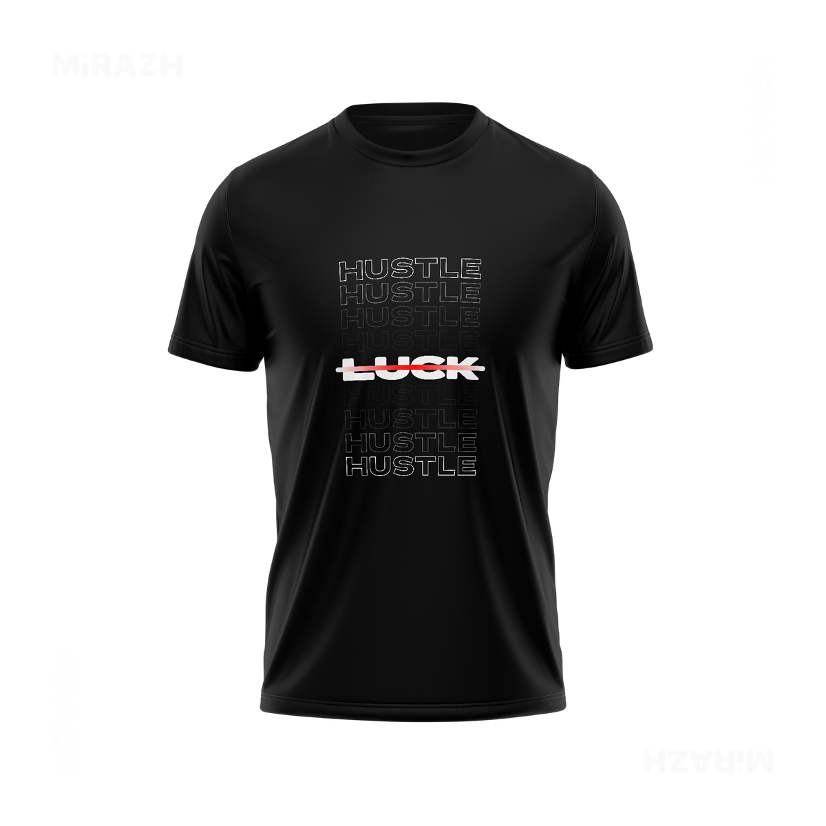 HustleOverLuck Couple T Shirt 04 Black