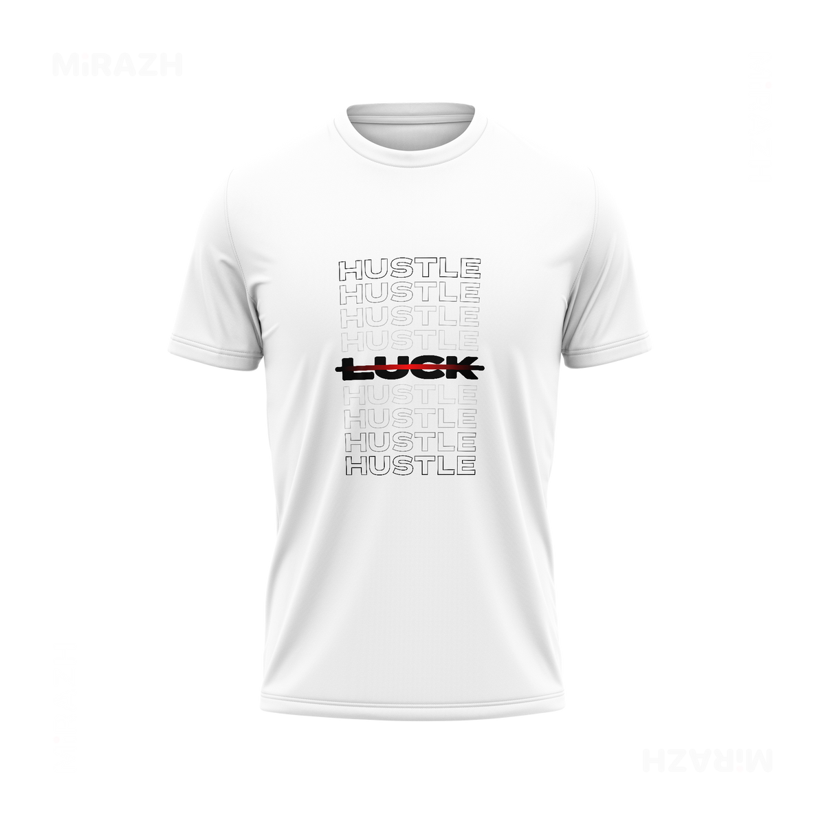 HustleOverLuck Couple T Shirt 04 White