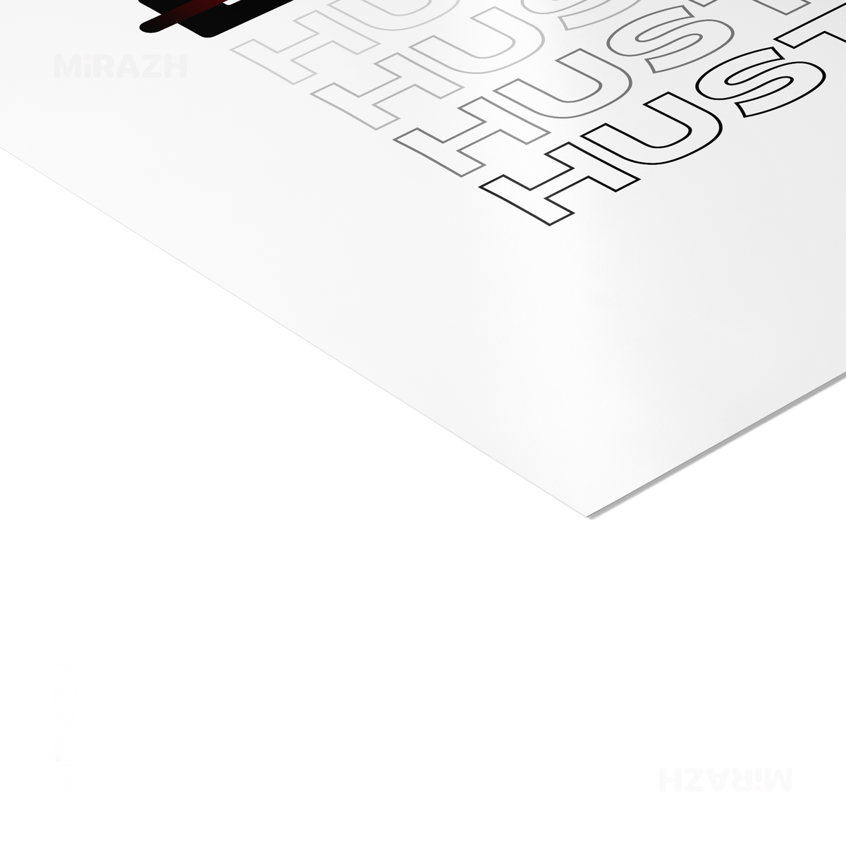 HustleOverLuck Frameless Poster 02 Matte