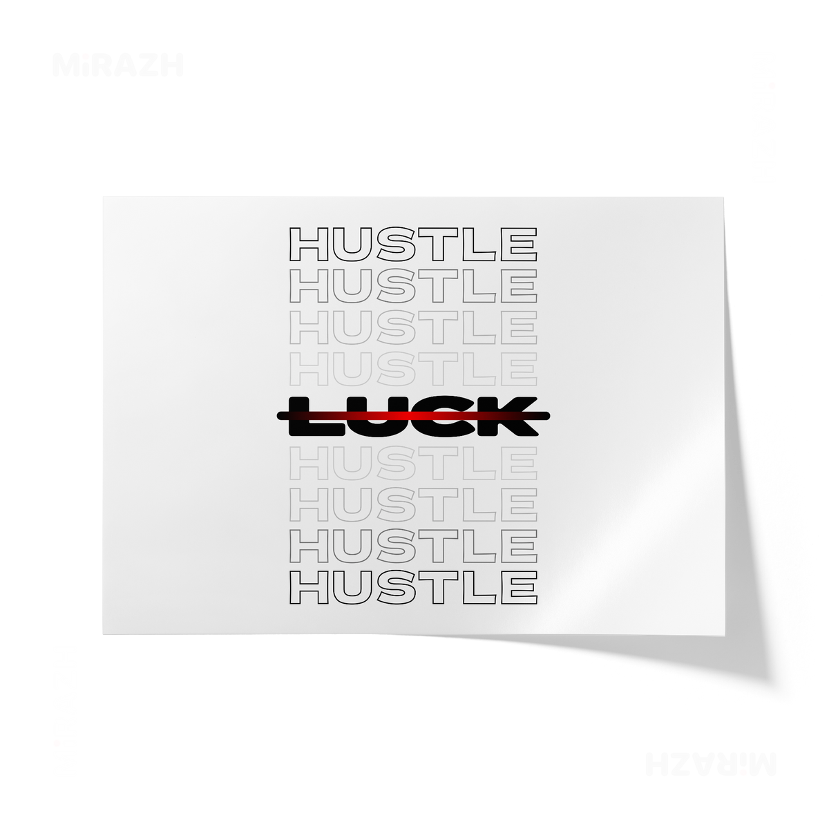 HustleOverLuck Giclee Print 03