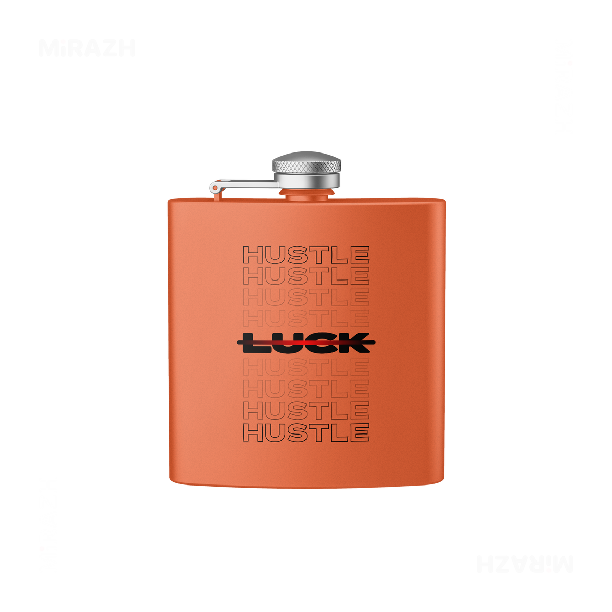 HustleOverLuck Hip Flasks 01 Orange