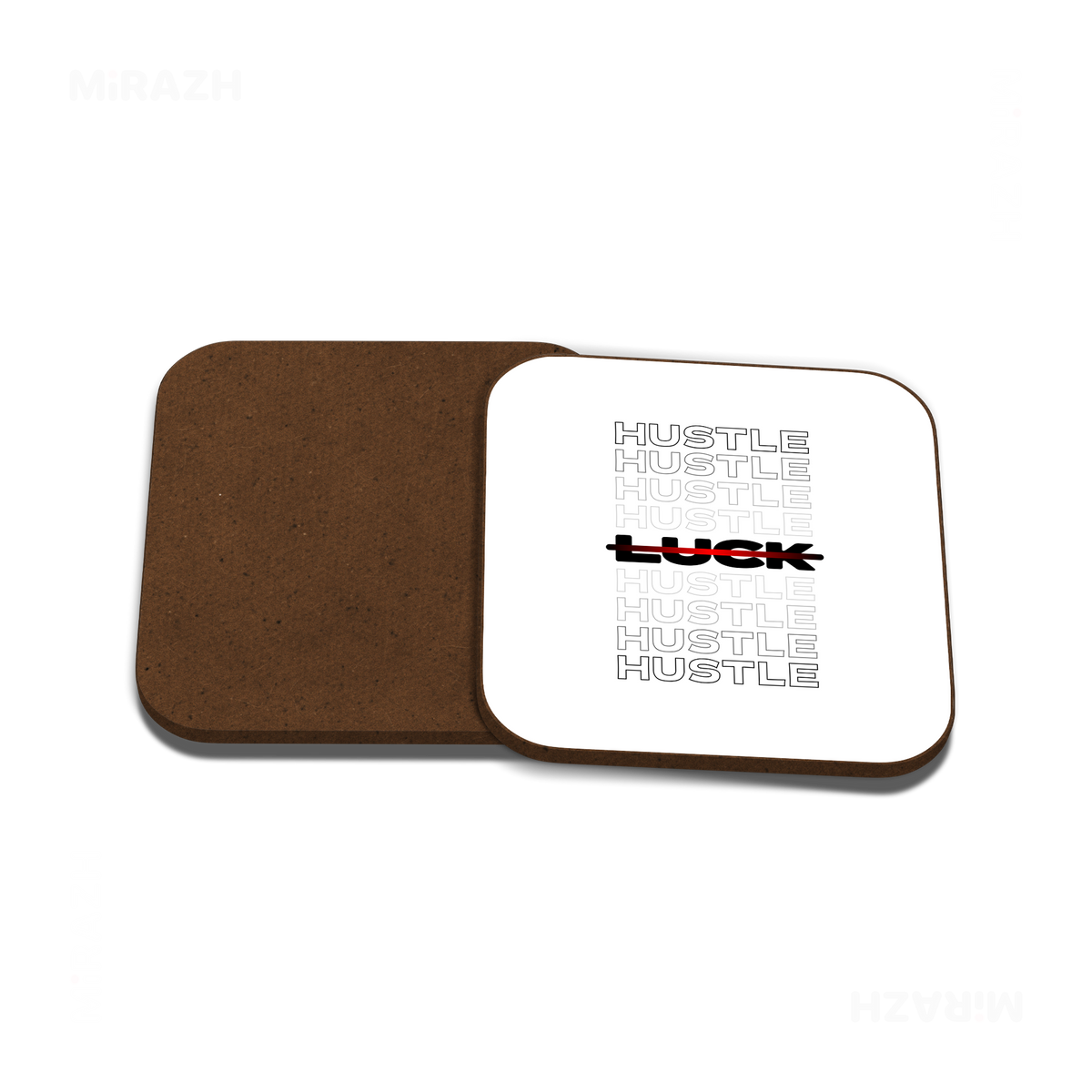HustleOverLuck Semi Glossy Coaster 05