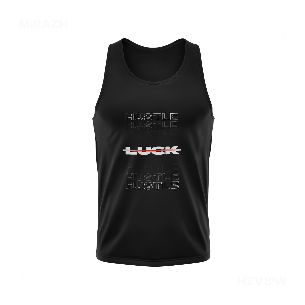 HustleOverLuck Tank Tops 01 Black