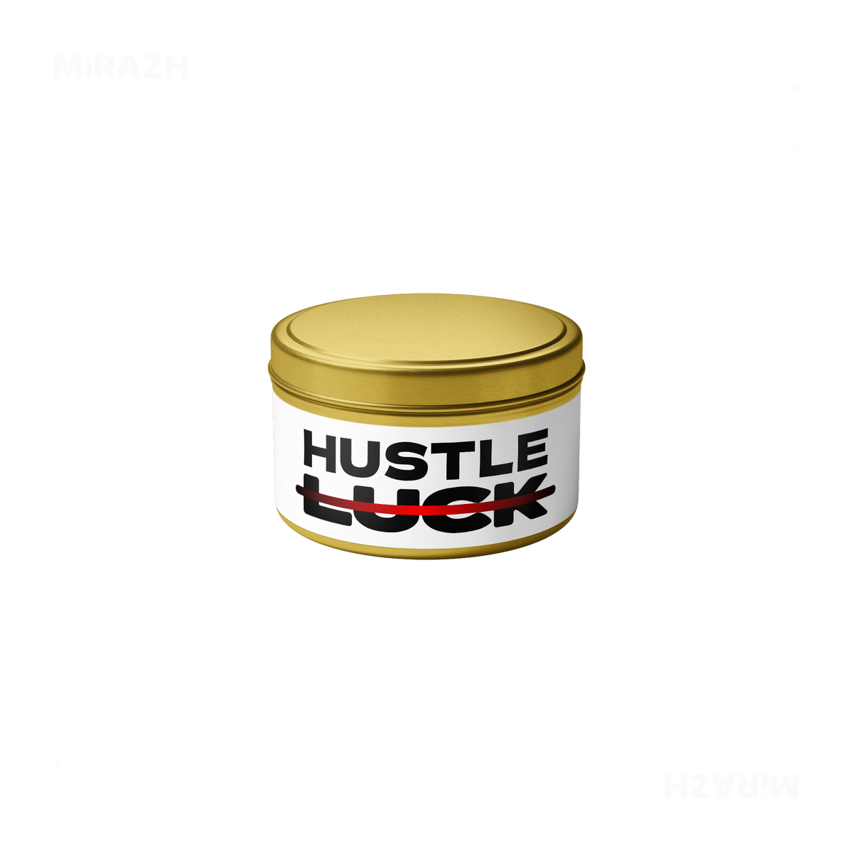 HustleOverLuck Tin Candle 04 Gold
