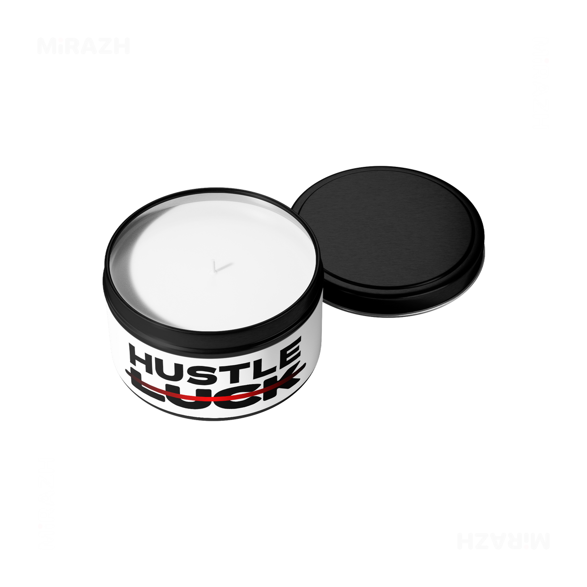 HustleOverLuck Tin Candle 05 Black