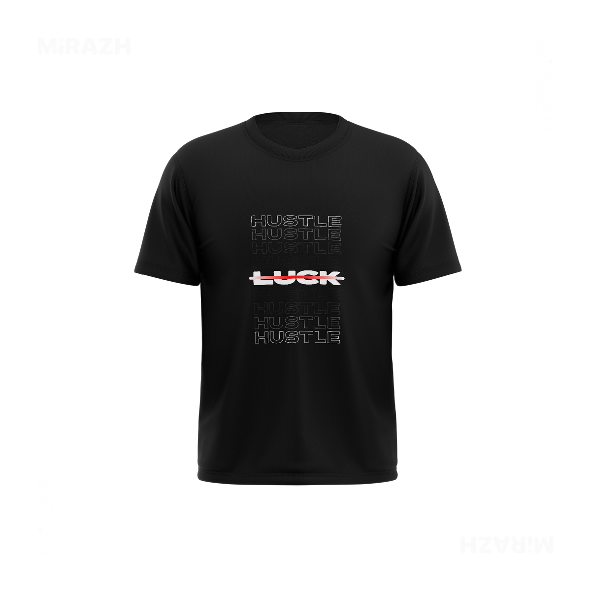 HustleOverLuck Youth T Shirt 01 Black