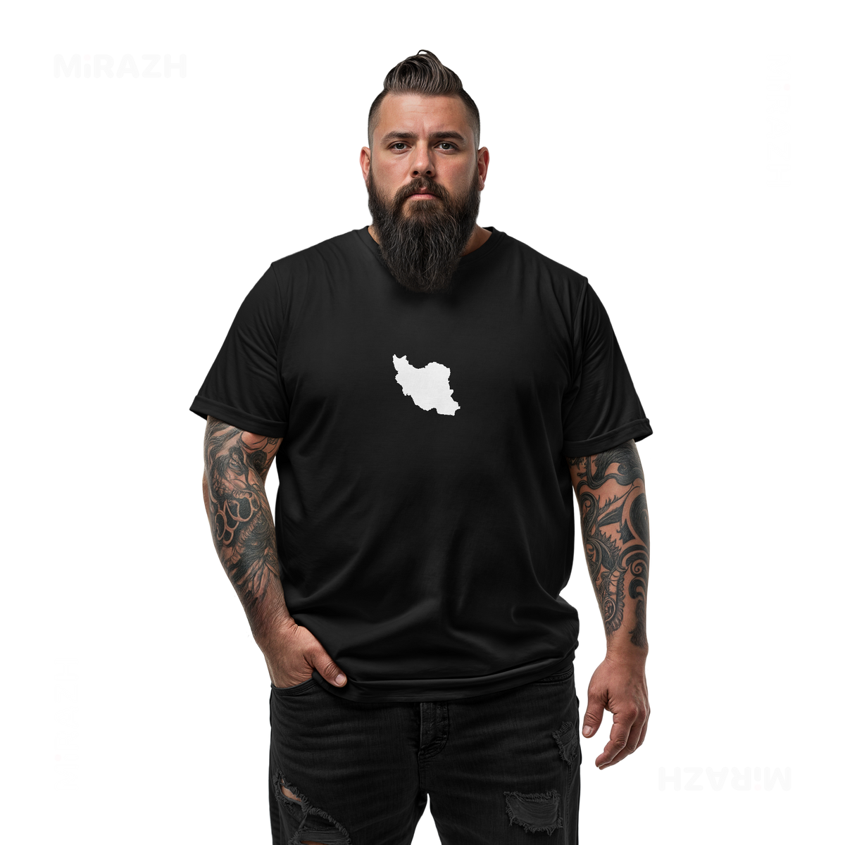 IranCloseWithin Adult T Shirt 05 Black