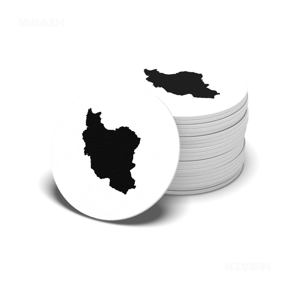 IranCloseWithin Ceramic Coaster 06 Round