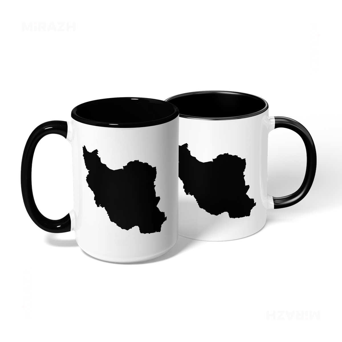 IranCloseWithin Ceramic Mug 08 White Black