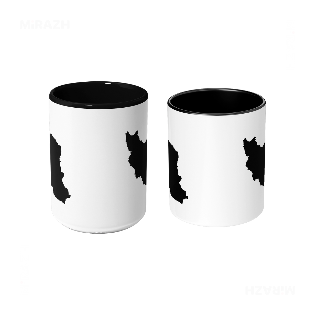 IranCloseWithin Ceramic Mug 09 White Black