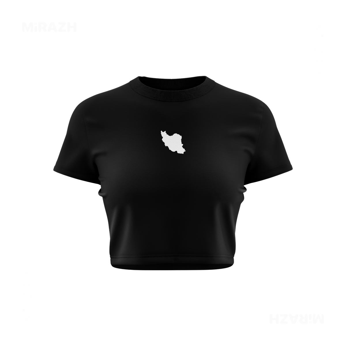 IranCloseWithin Fitted Crop Top 01 Black