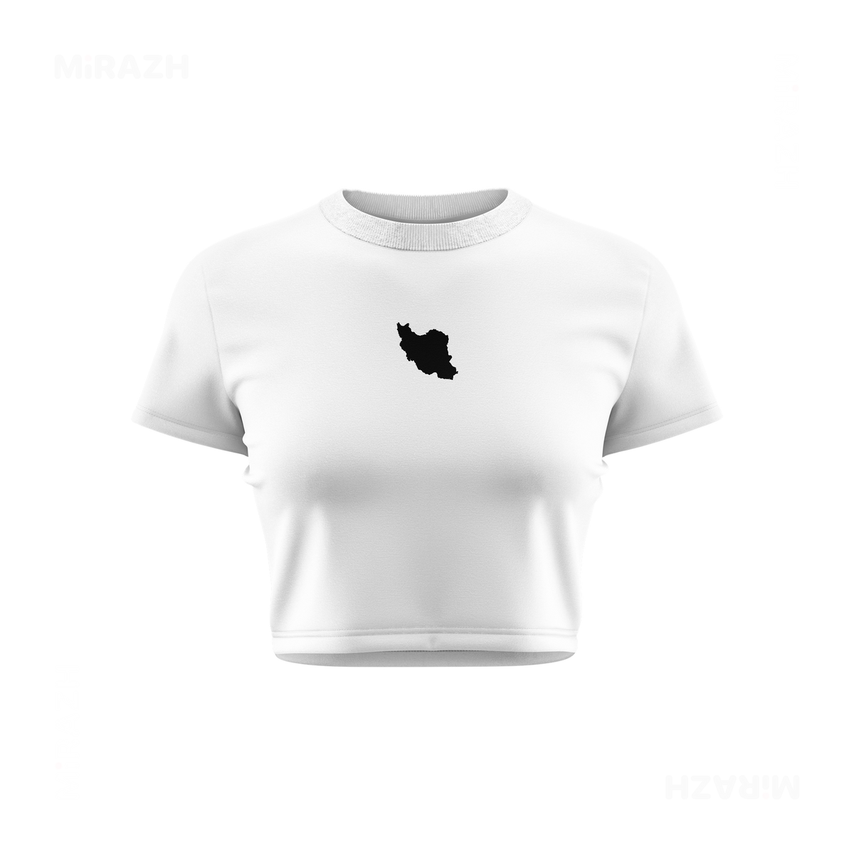 IranCloseWithin Fitted Crop Top 01 White