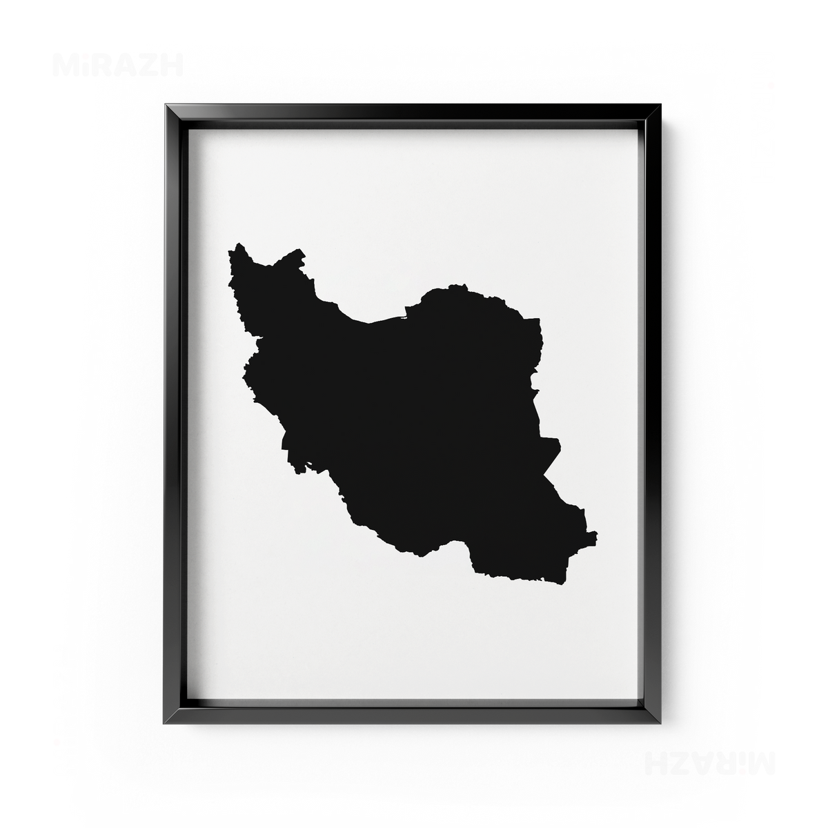 IranCloseWithin Framed Poster 01 Black Aluminum