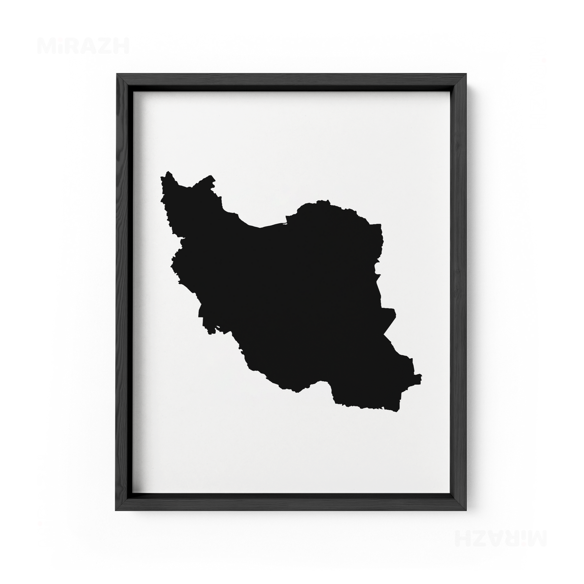 IranCloseWithin Framed Poster 01 Black Wood