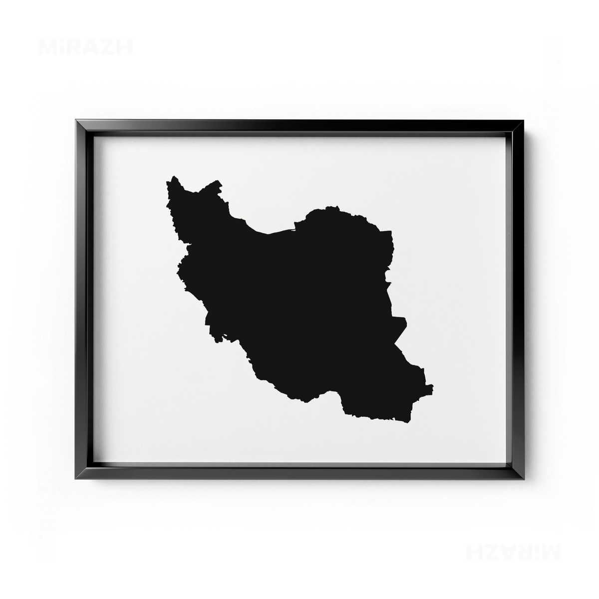 IranCloseWithin Framed Poster 03 Black Aluminum