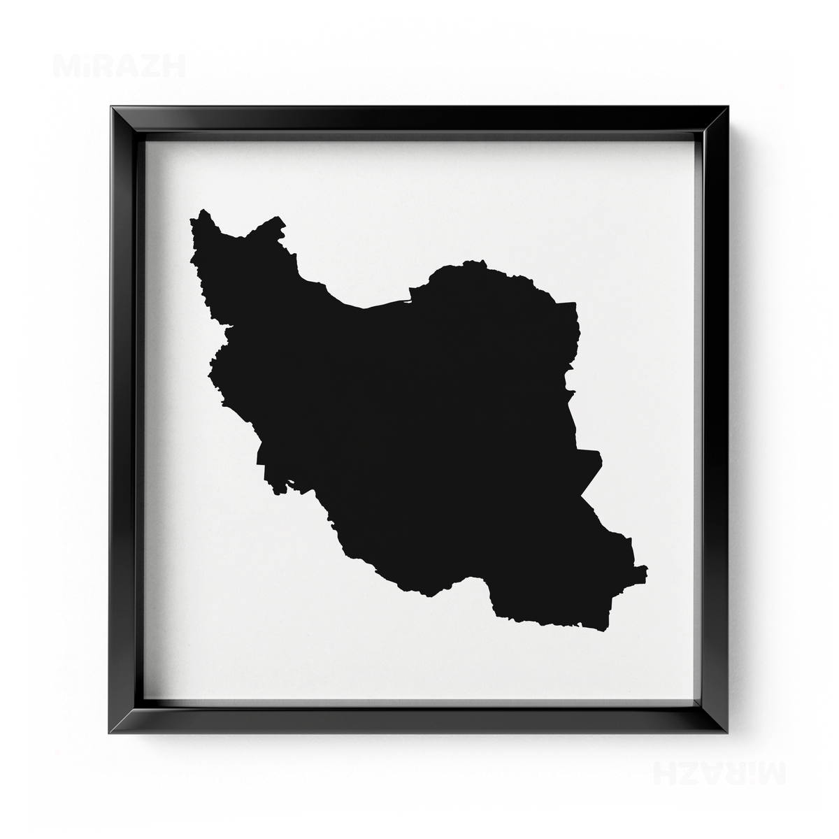 IranCloseWithin Framed Poster 04 Black Aluminum