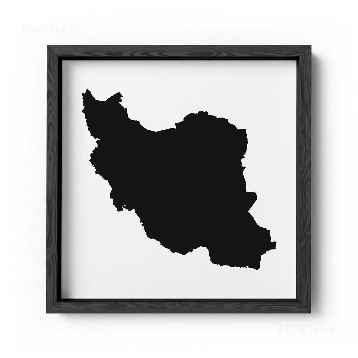 IranCloseWithin Framed Poster 04 Black Wood