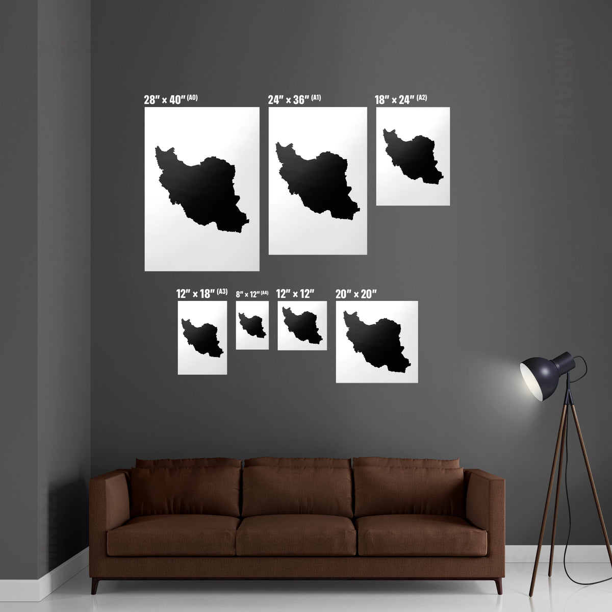 IranCloseWithin Framed Poster 05 Black Aluminum