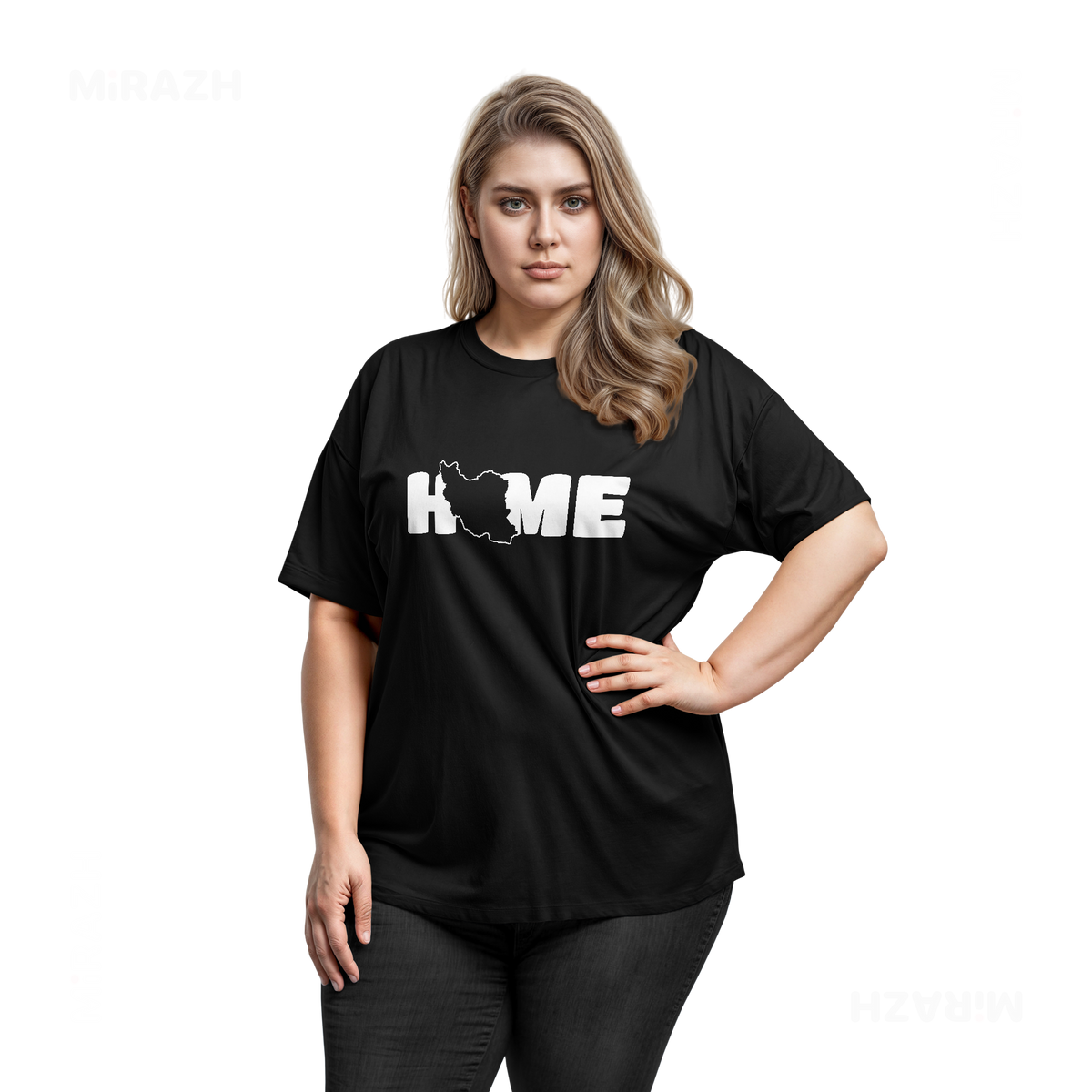 IranMyHome Adult T Shirt 03 Black