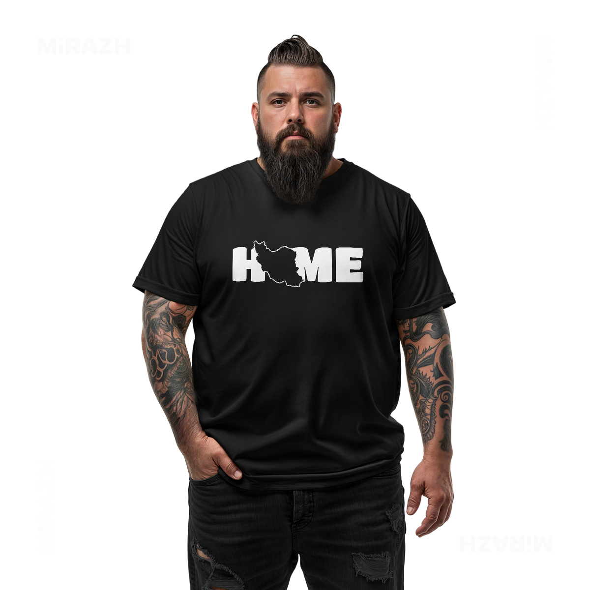 IranMyHome Adult T Shirt 05 Black