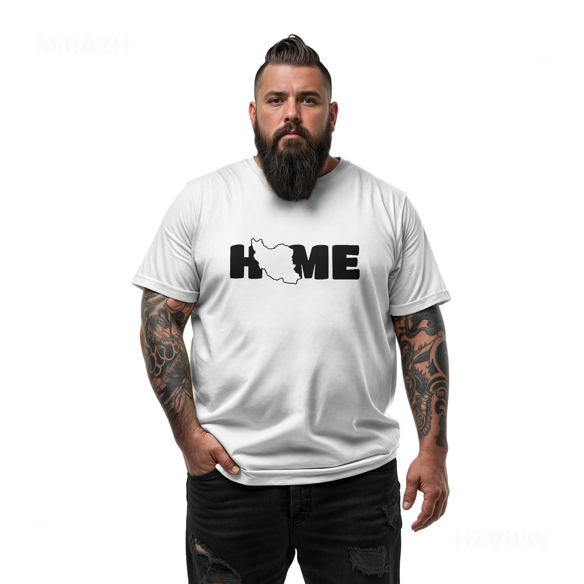 IranMyHome Adult T Shirt 05 White