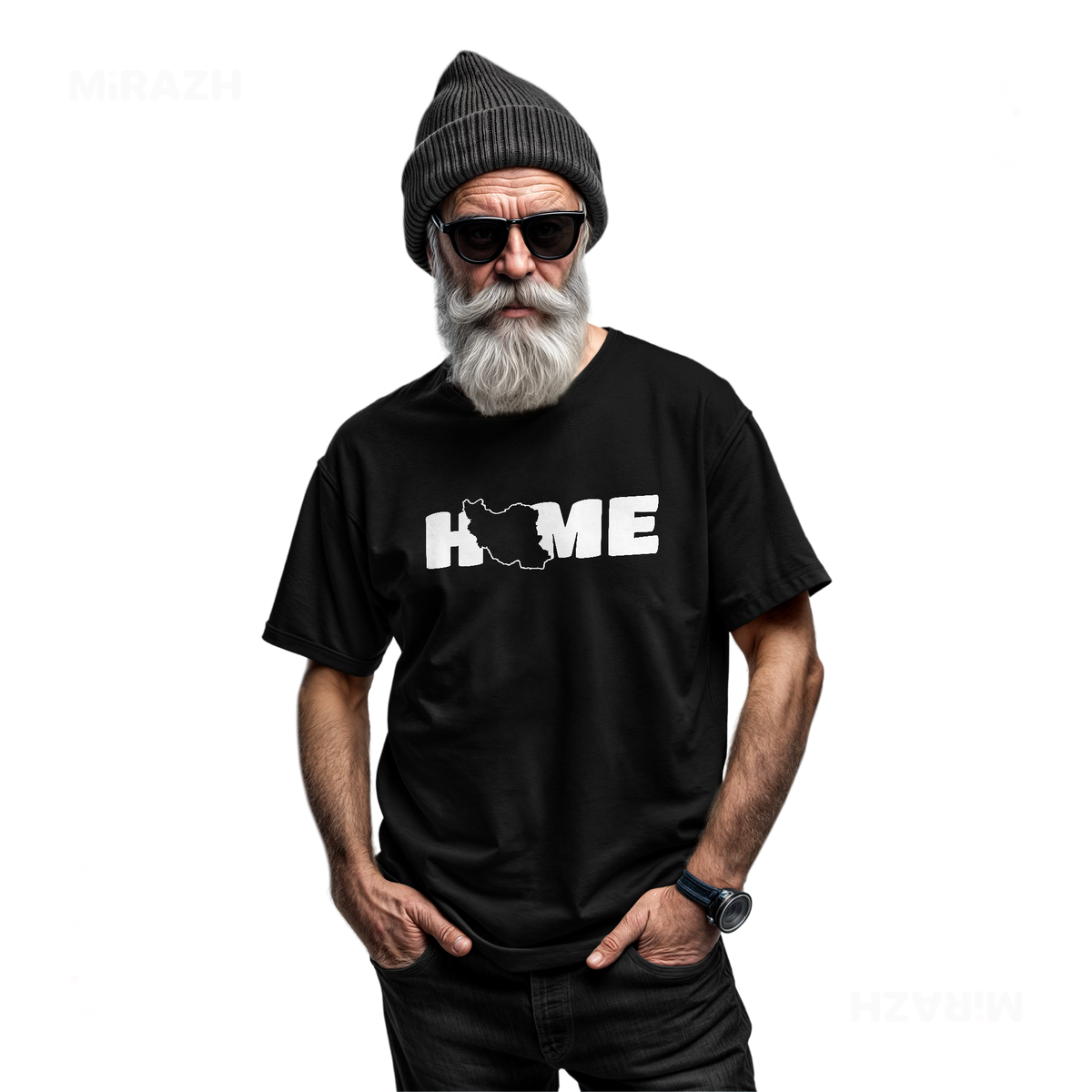 IranMyHome Adult T Shirt 06 Black