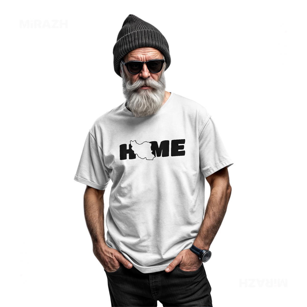 IranMyHome Adult T Shirt 06 White