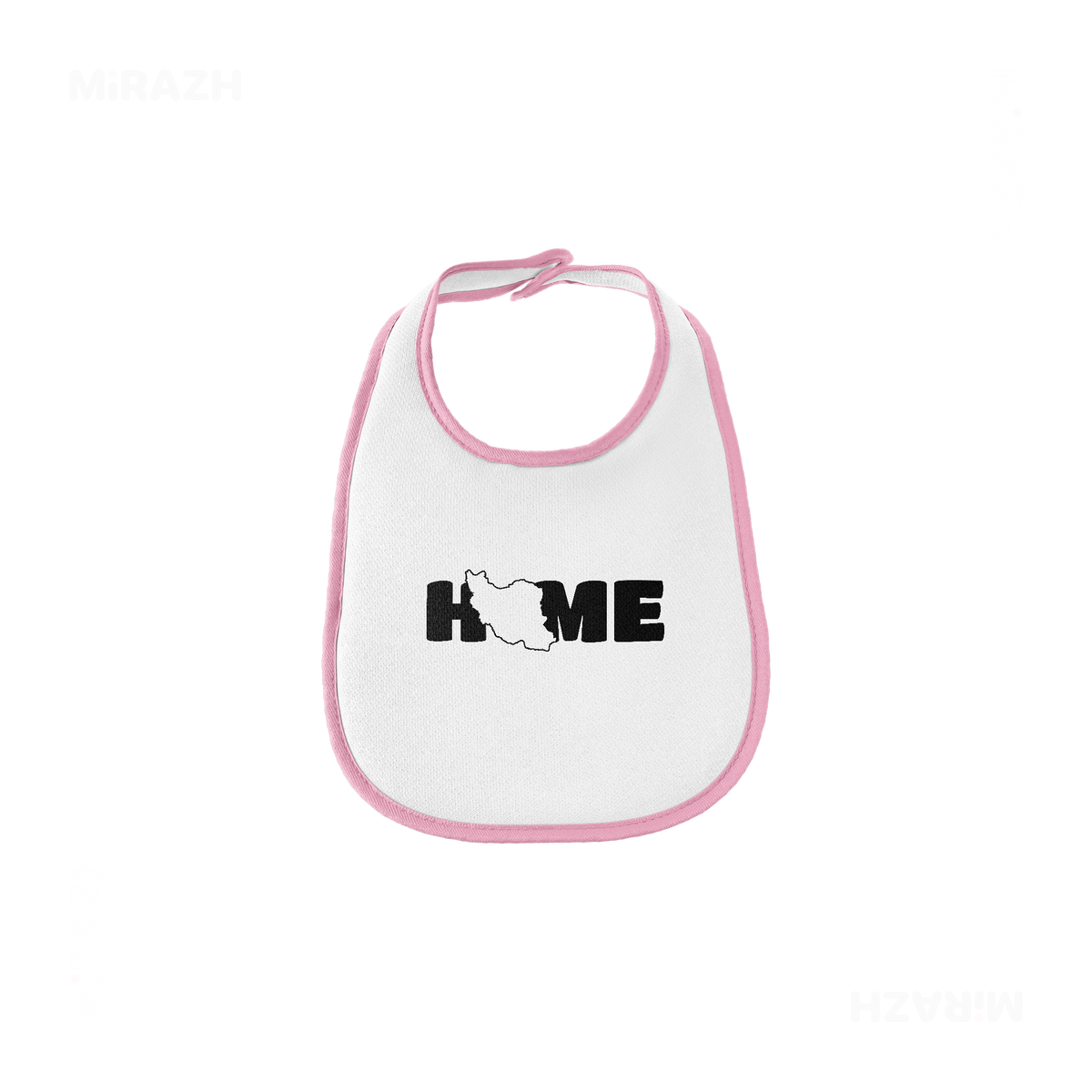 IranMyHome Baby Bibs 01 White Pink