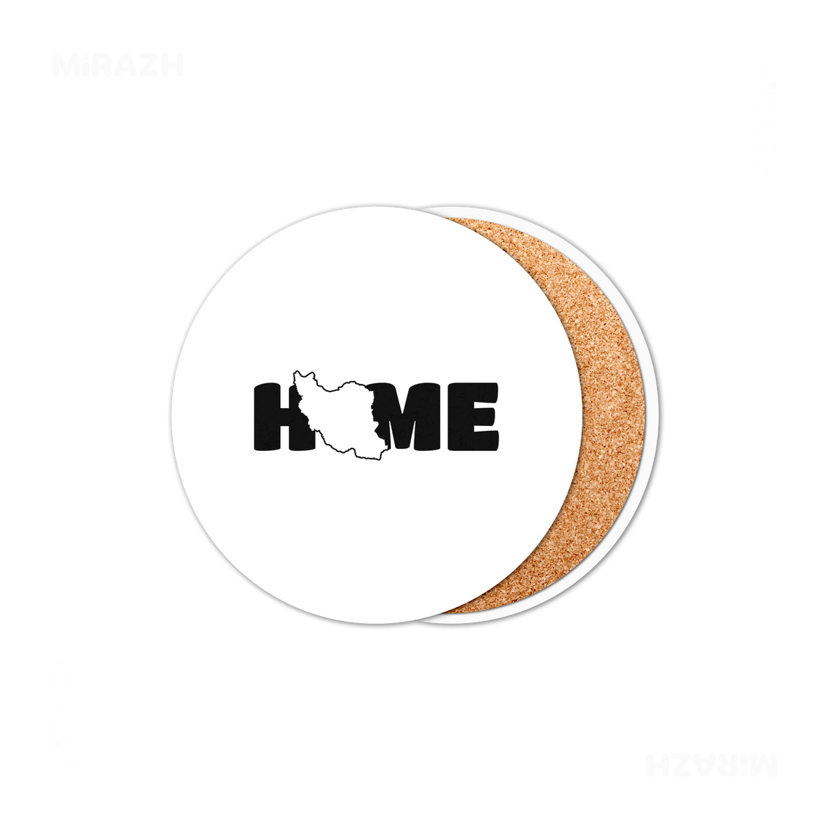 IranMyHome Ceramic Coaster 01 Round