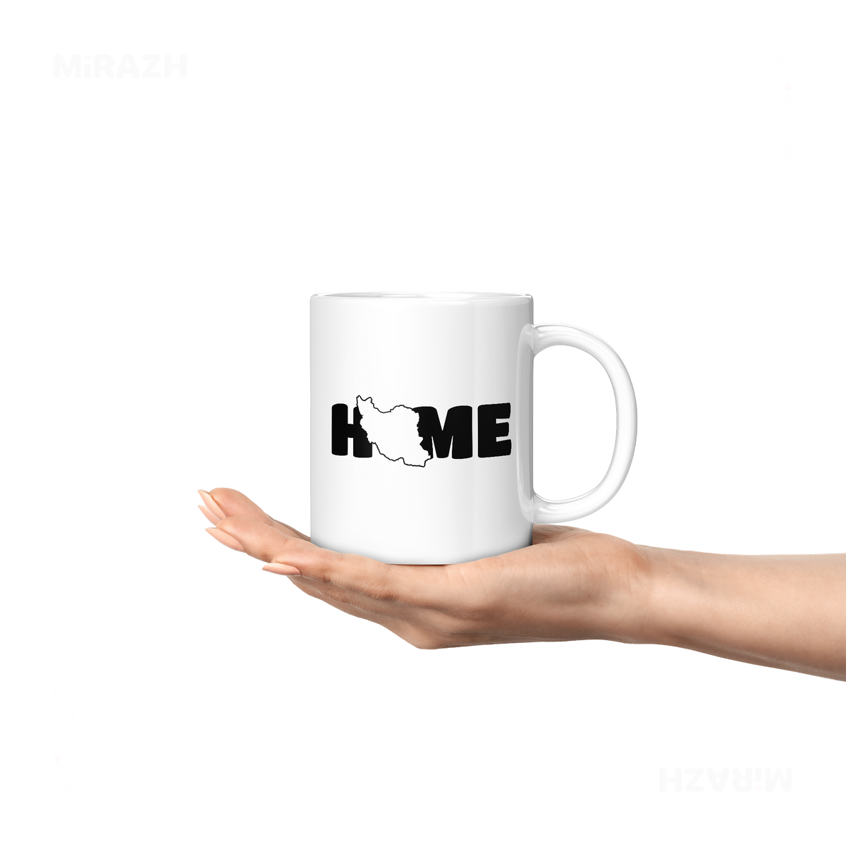 IranMyHome Ceramic Mug 04 White
