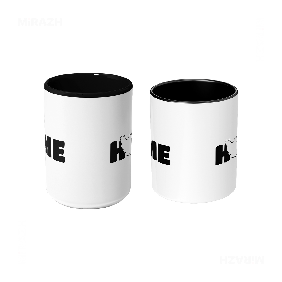 IranMyHome Ceramic Mug 09 White Black