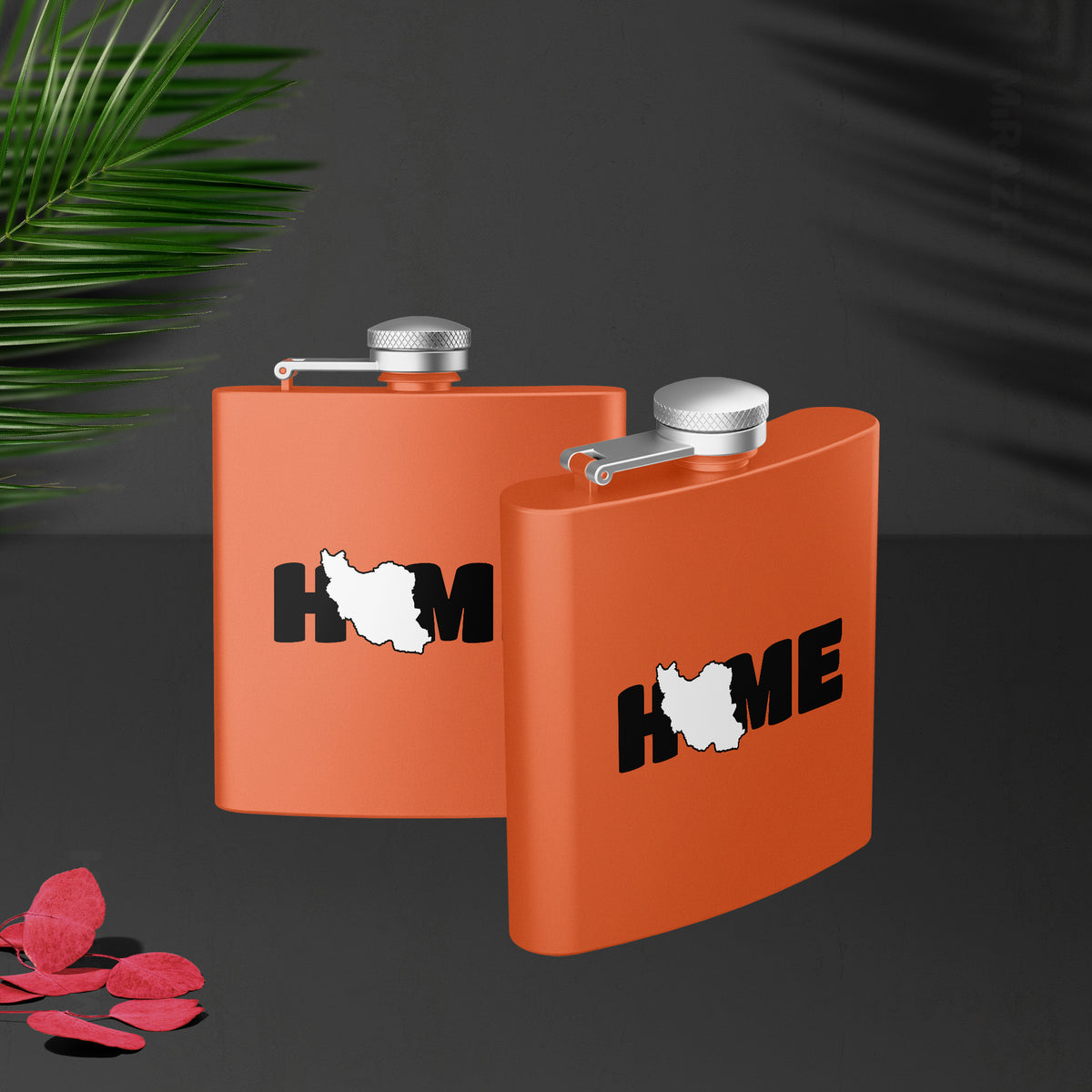 IranMyHome Hip Flasks 02 Orange