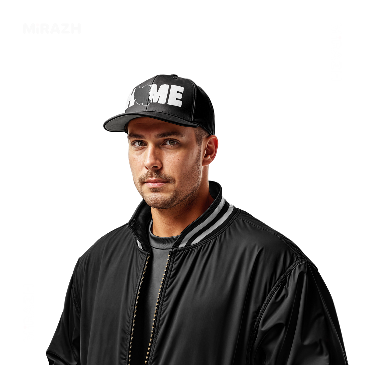 IranMyHome Snapback Caps 02 Black DTF