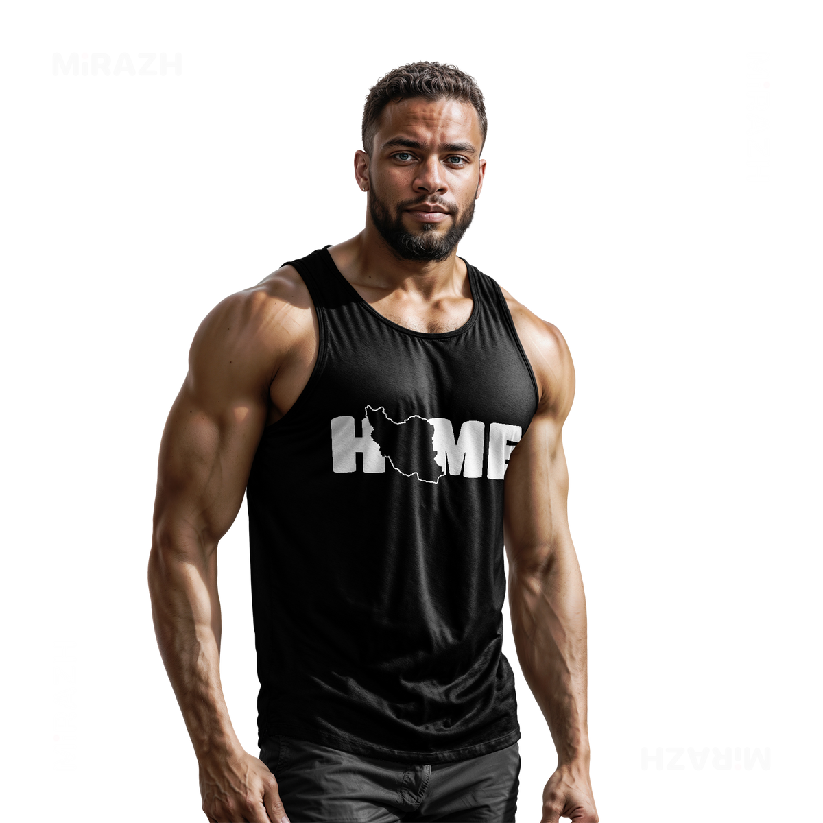 IranMyHome Tank Tops 02 Black