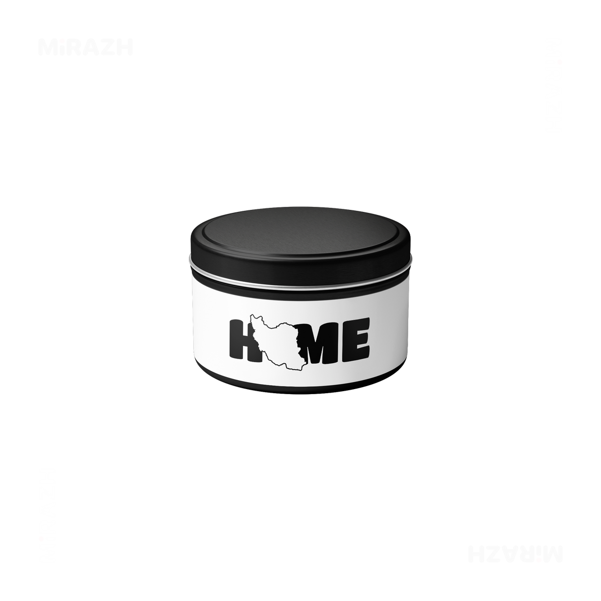 IranMyHome Tin Candle 04 Black