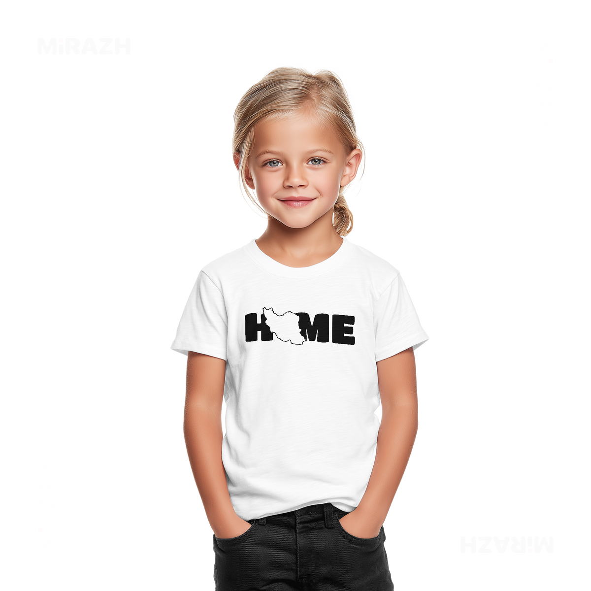IranMyHome Toddler T Shirt 02 White