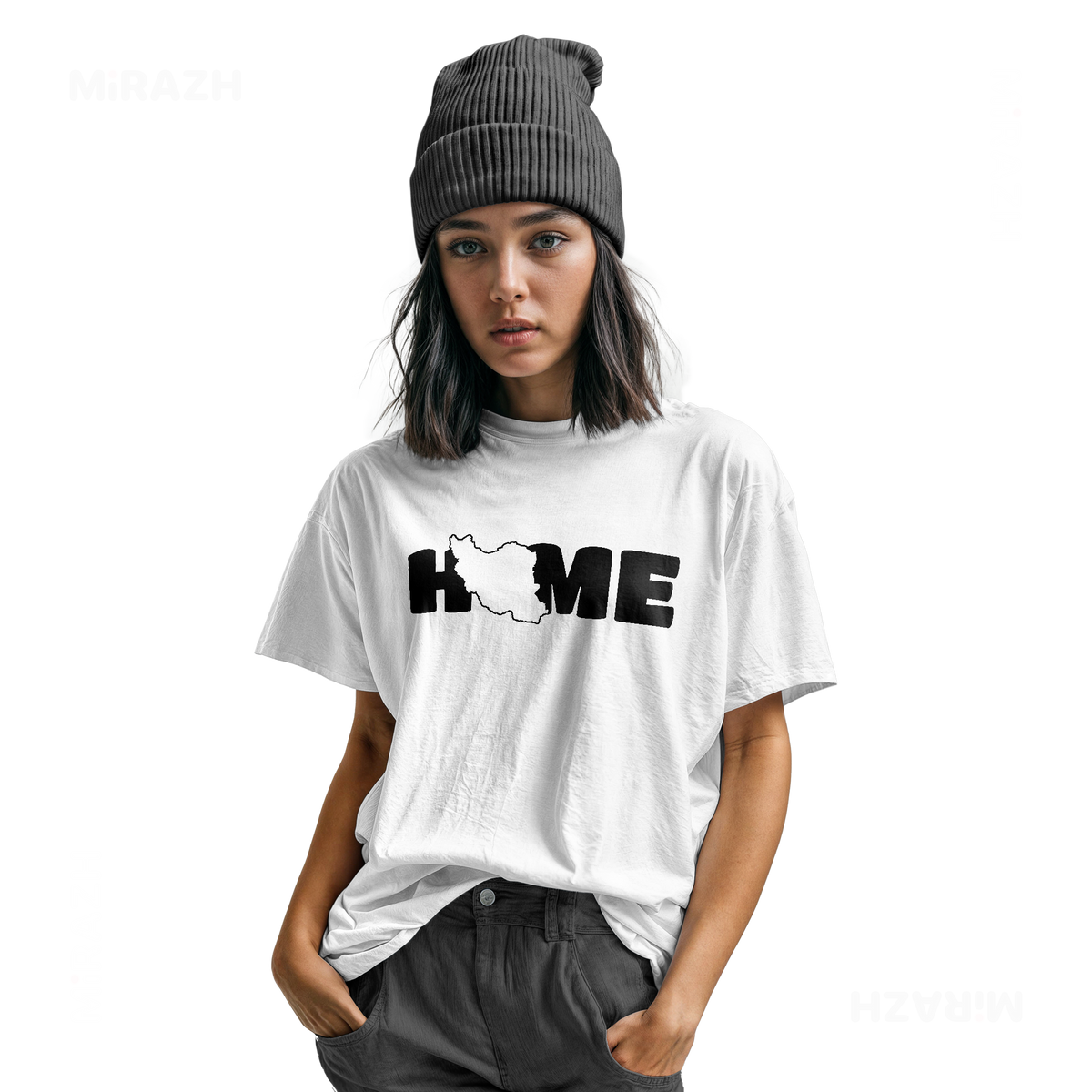 IranMyHome Youth T Shirt 04 White