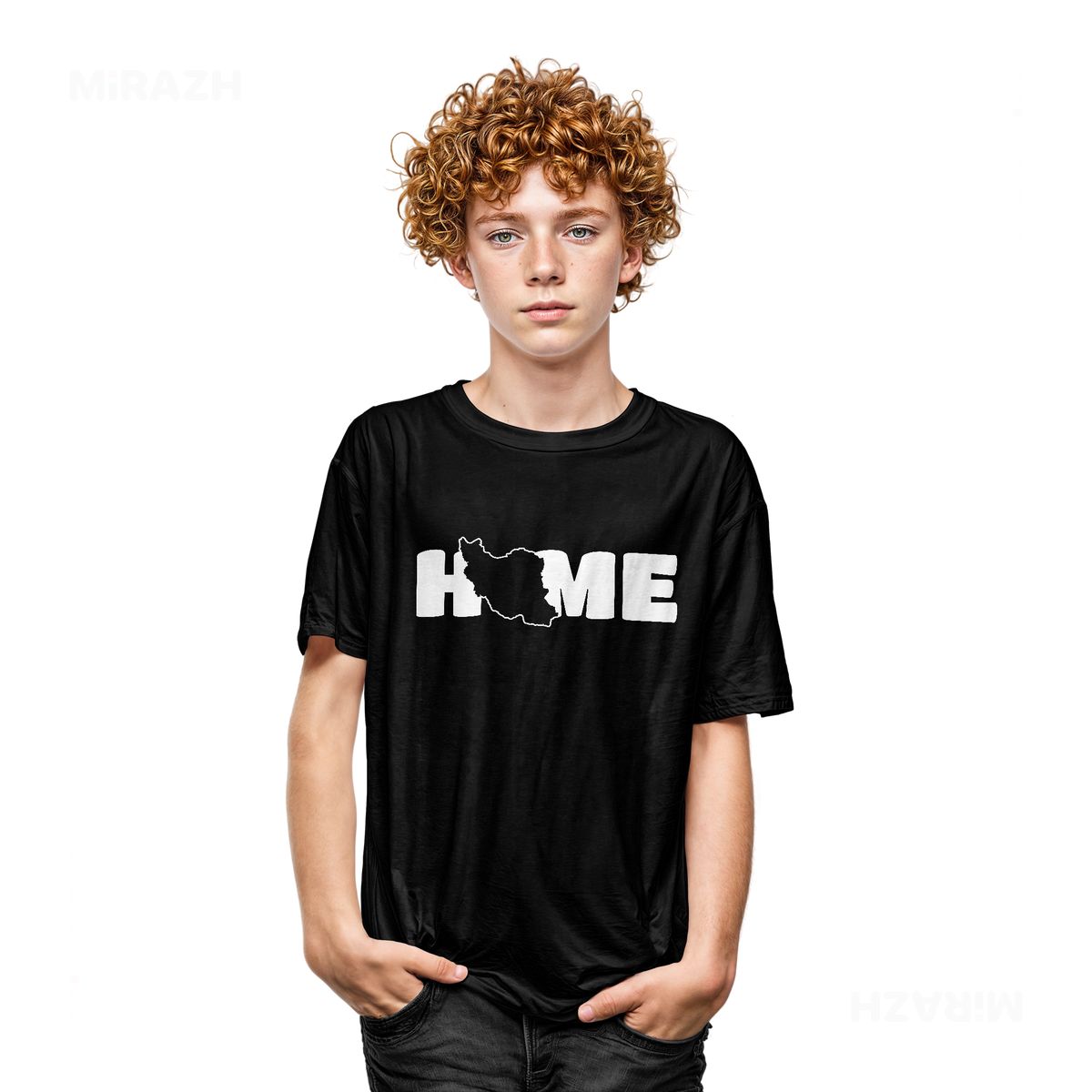 IranMyHome Youth T Shirt 05 Black